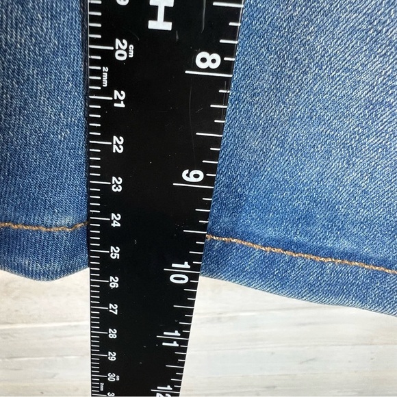 J Jill Denim‎ Jean Bermuda Shorts Womens Plus Size 28 Blue Stretch Whiskering - Picture 11 of 11